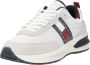 Tommy Hilfiger Leren buitenzool hardloopschoenen White Heren - Thumbnail 3