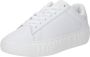 Tommy Hilfiger Witte Leren Sneakers voor Vrouwen White Dames - Thumbnail 3