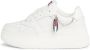 Tommy Jeans Witte Leren Platform Sneakers met Veters White Dames - Thumbnail 3