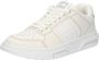 TOMMY JEANS The Brooklyn Mix Media Sneakers Leren Sneaker Dames Wit - Thumbnail 3