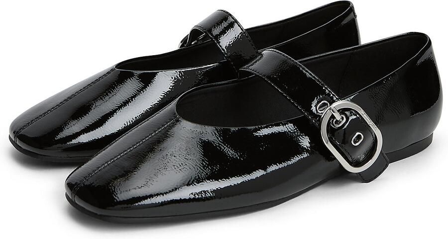 Tommy Jeans Ballerina met riempjes zwart - Foto 5