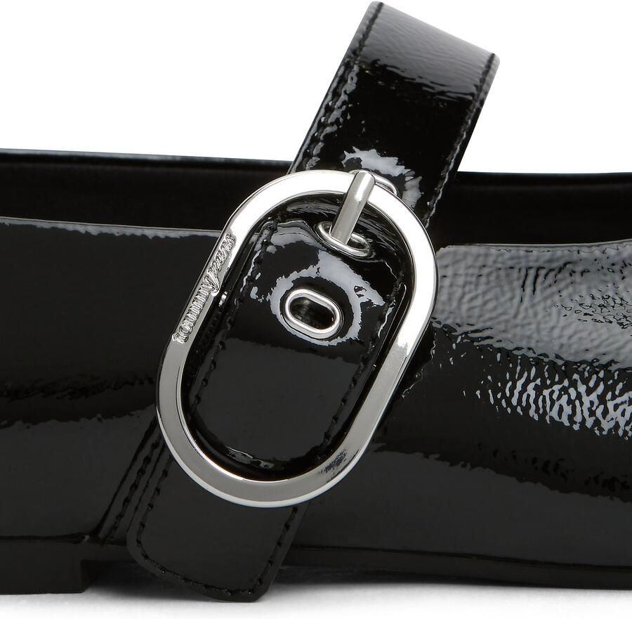 Tommy Jeans Ballerina met riempjes zwart - Foto 2