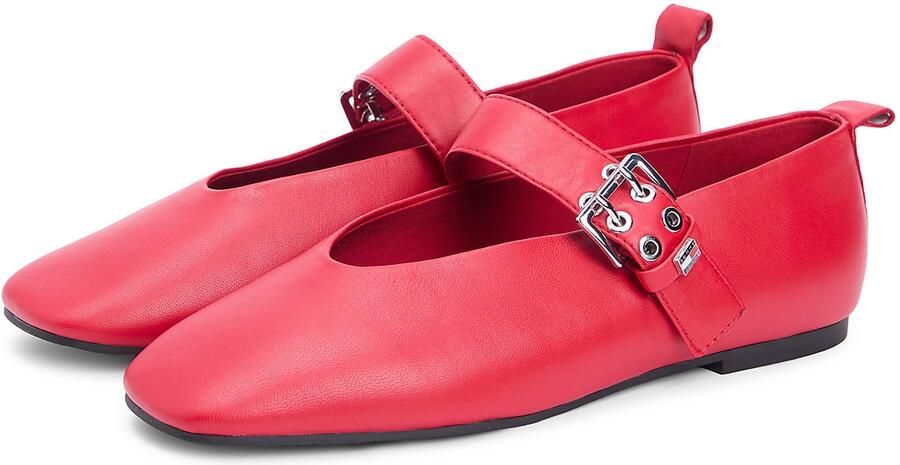 Tommy Jeans Ballerina rood - Foto 6
