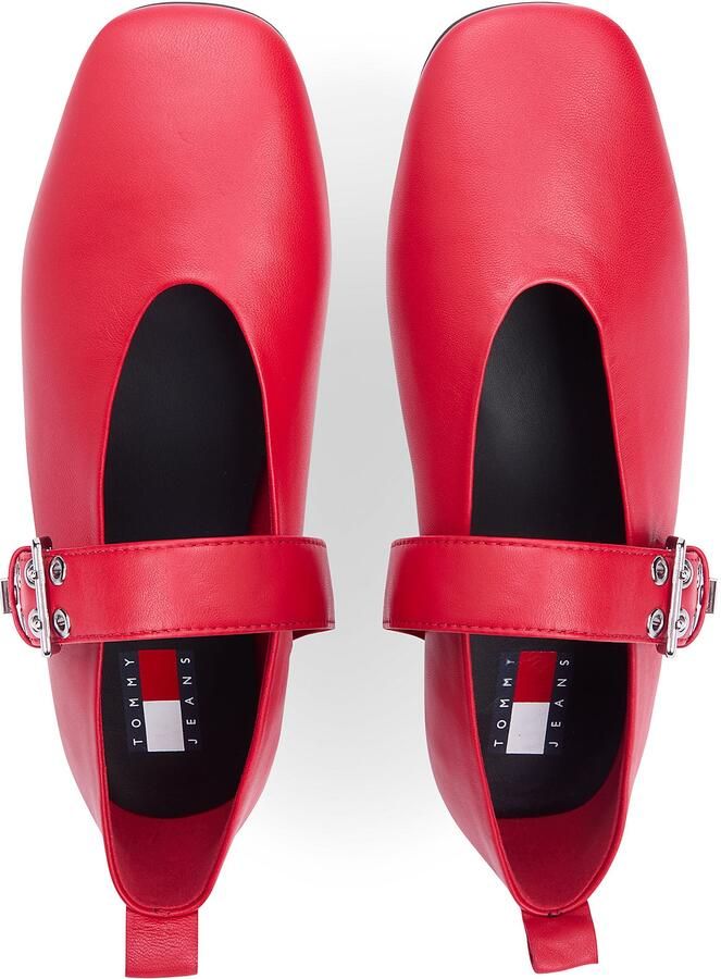 Tommy Jeans Ballerina rood - Foto 4