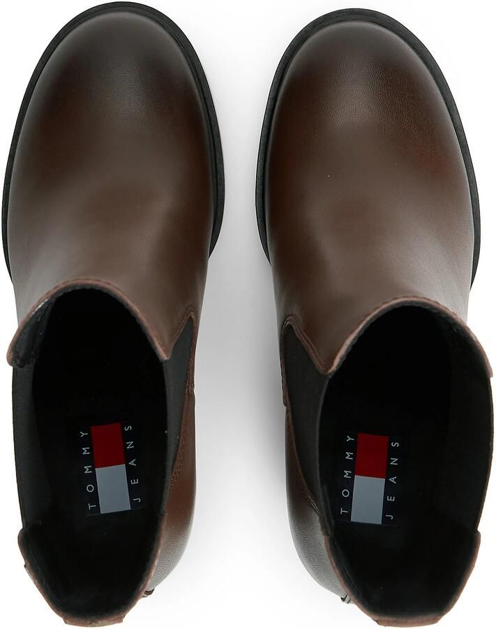 Tommy Jeans Chelsea boots bruin zwart - Foto 4