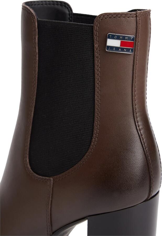 Tommy Jeans Chelsea boots bruin zwart - Foto 6