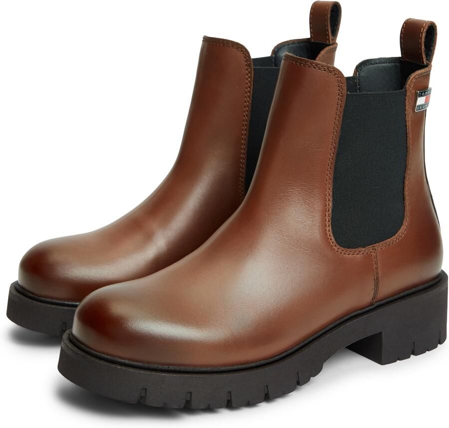 Tommy Jeans Chelsea boots bruin zwart - Foto 2