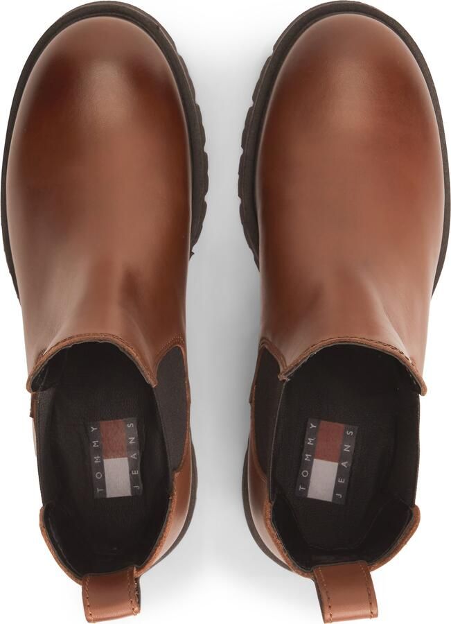 Tommy Jeans Chelsea boots bruin zwart - Foto 6