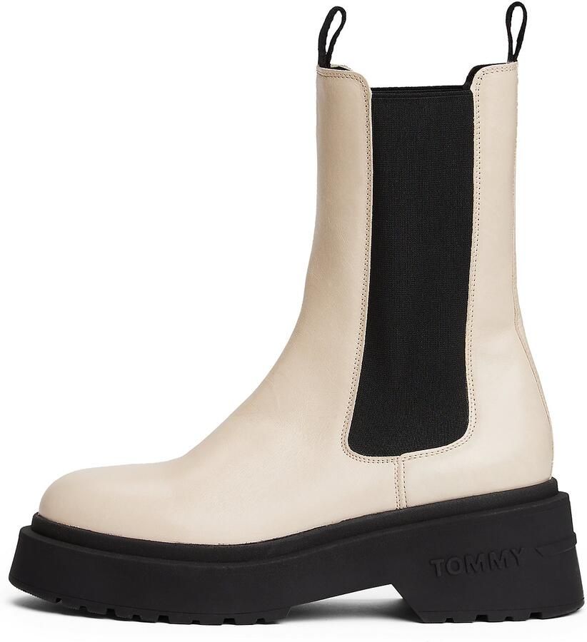 Tommy Jeans Chelsea boots crème