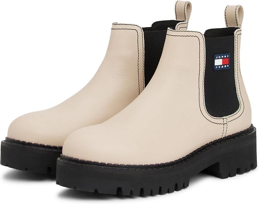 Tommy Jeans Chelsea boots crème - Foto 3