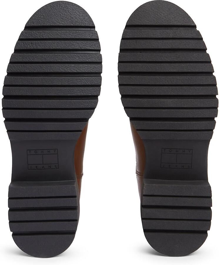 Tommy Jeans Chelsea boots roestbruin zwart - Foto 4