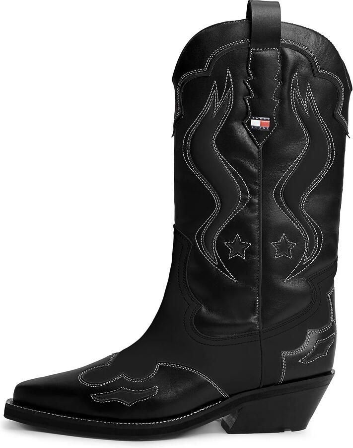 Tommy Jeans Cowboylaarzen zwart