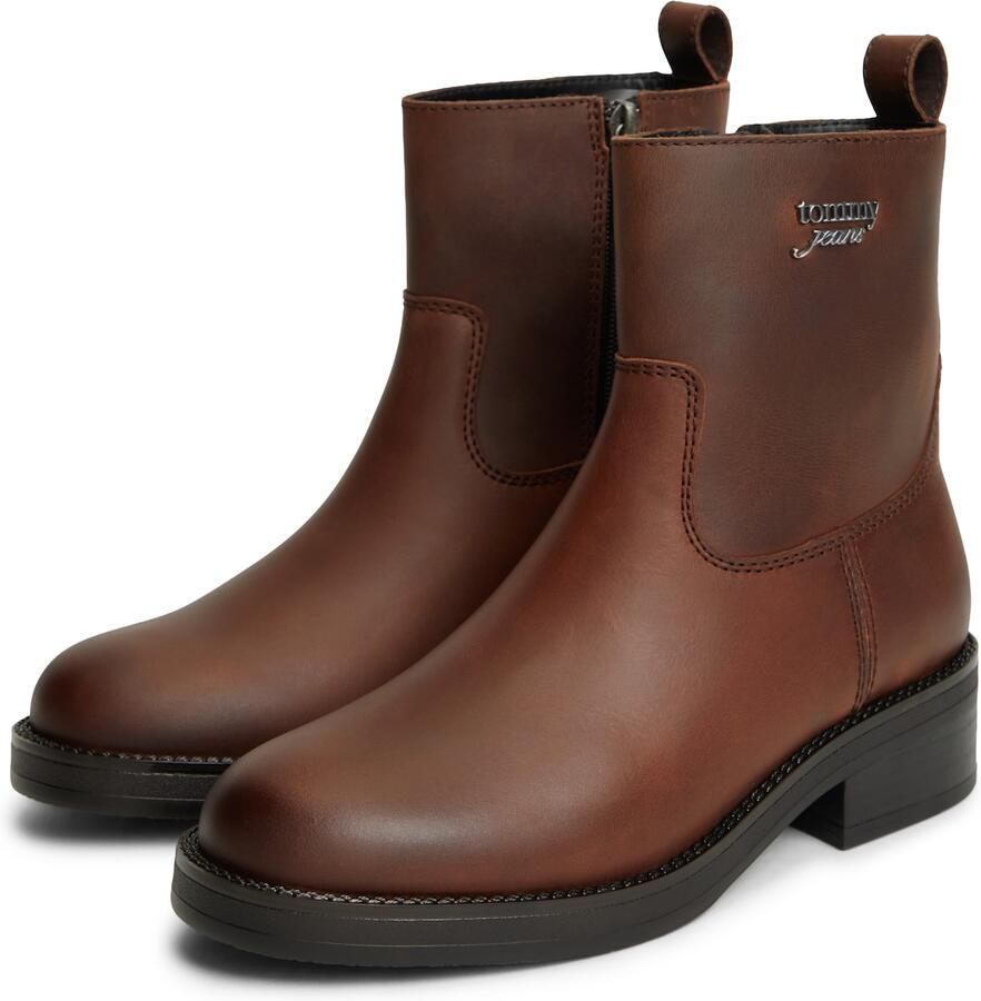 Tommy Jeans Enkellaarsjes bruin - Foto 2