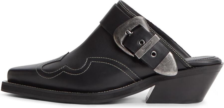 Tommy Jeans Muiltjes 'Archive Cowboy' zwart