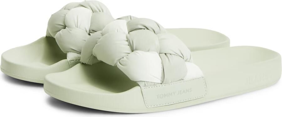 Tommy Jeans Muiltjes 'Embossed Braided Strap' lichtgroen - Foto 5
