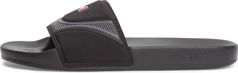 Tommy Jeans Muiltjes navy rood zwart wit