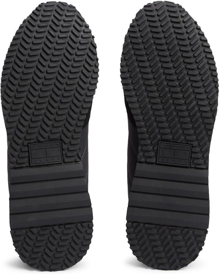 Tommy Jeans Sneakers laag antraciet zwart wit - Foto 3