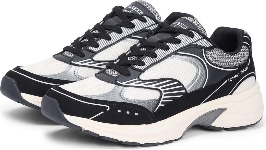 Tommy Jeans Sneakers laag 'ARCHIVE '25' grijs zwart wit - Foto 5