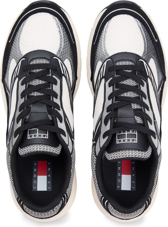 Tommy Jeans Sneakers laag 'ARCHIVE '25' grijs zwart wit - Foto 3