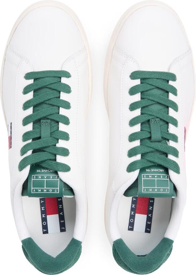 Tommy Jeans Sneakers laag 'ARCHIVE '98' donkergroen wit - Foto 5