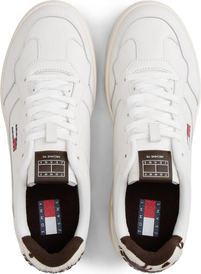 Tommy Jeans Sneakers laag 'Archive '98' navy chocoladebruin rood wit - Foto 3