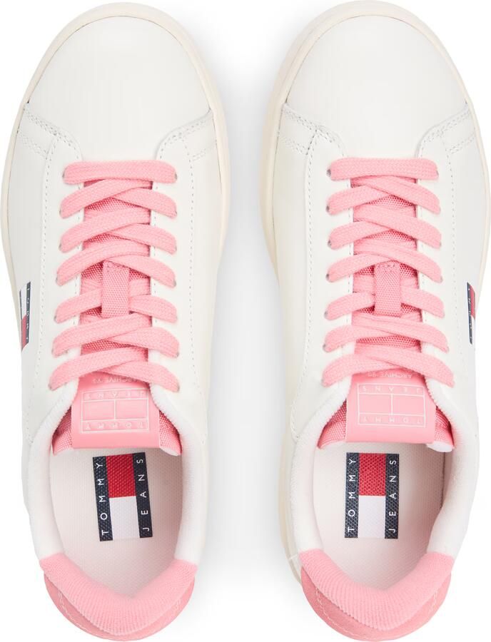 Tommy Jeans Sneakers laag 'ARCHIVE' 98' pink wit - Foto 3