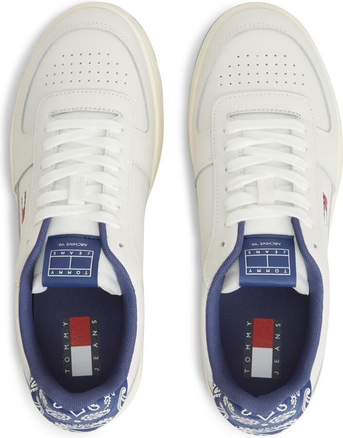 Tommy Jeans Sneakers laag 'Bandana Print Archive Court' saffier offwhite - Foto 3