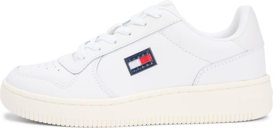 Tommy Jeans Sneakers laag 'BASKET' navy knalrood wit - Foto 3
