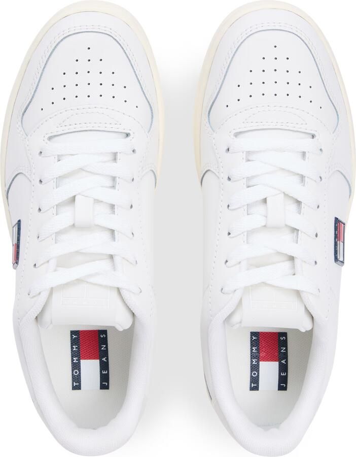 Tommy Jeans Sneakers laag 'BASKET' navy knalrood wit - Foto 4