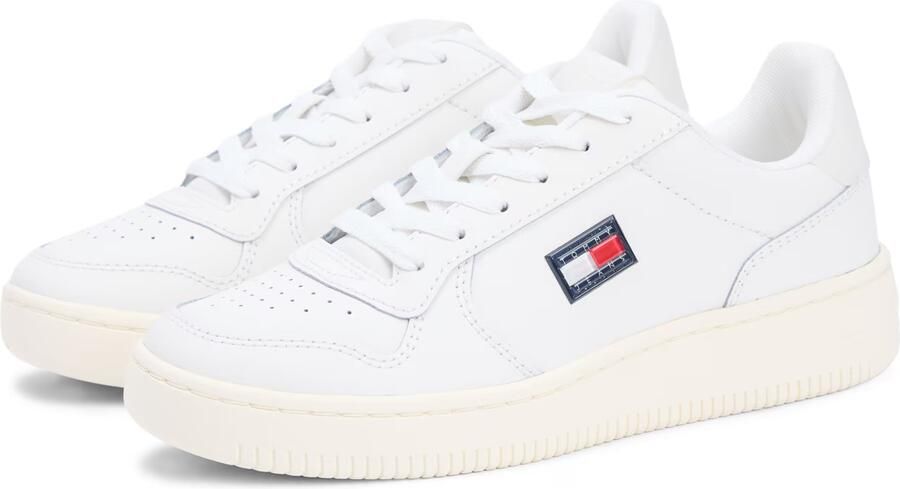 Tommy Jeans Sneakers laag 'BASKET' navy knalrood wit - Foto 7