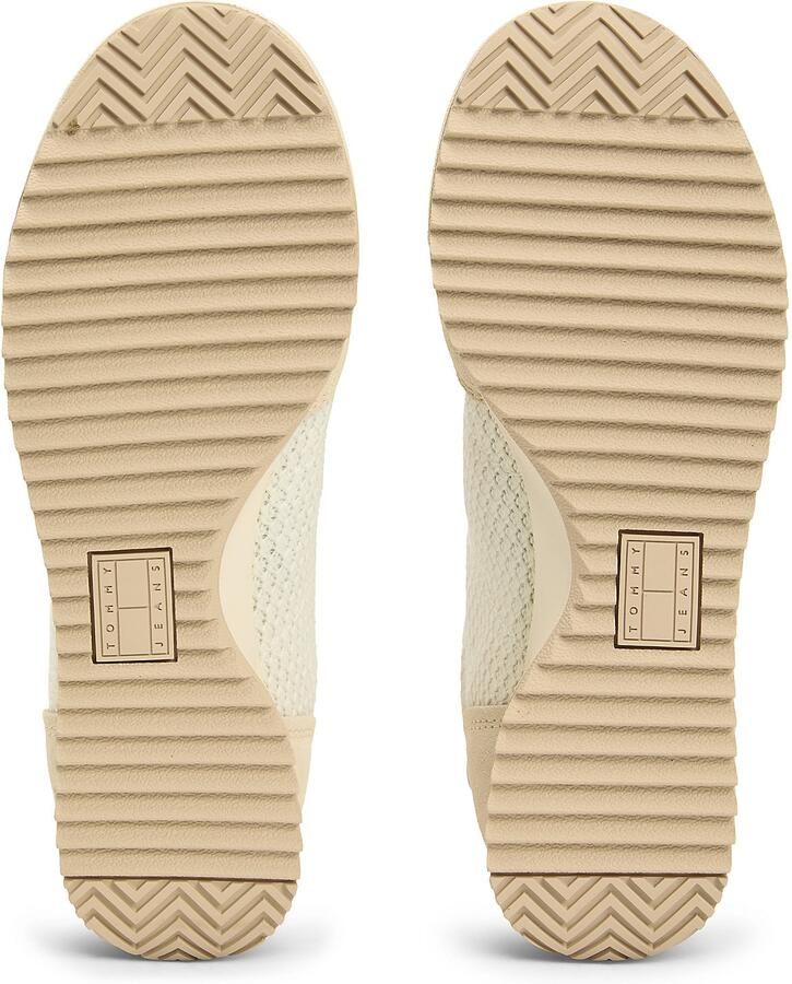 Tommy Jeans Sneakers laag beige crème lichtbeige limoen - Foto 3