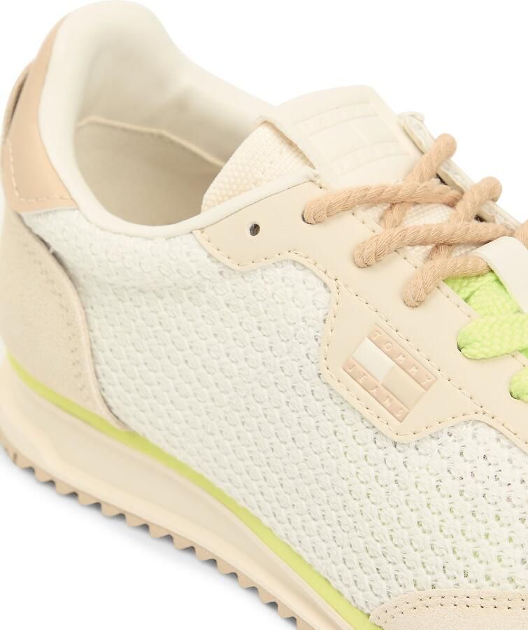Tommy Jeans Sneakers laag beige crème lichtbeige limoen - Foto 2
