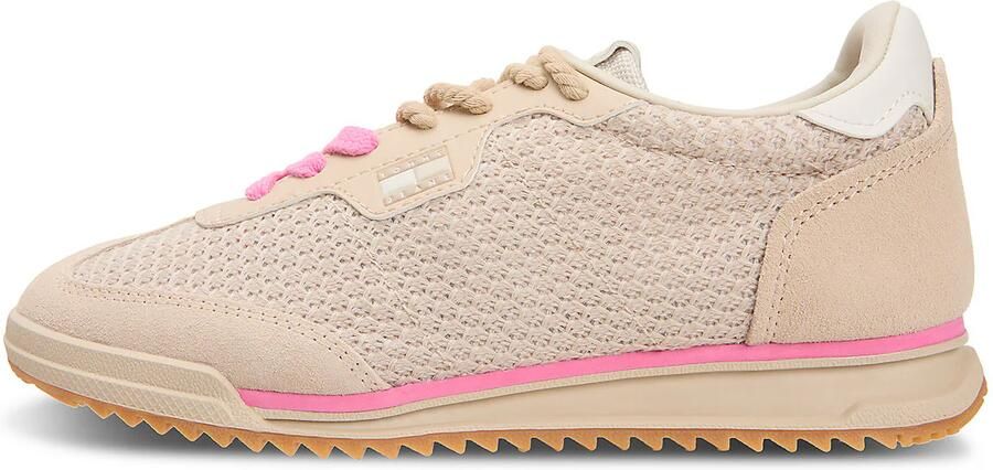 Tommy Jeans Sneakers laag beige