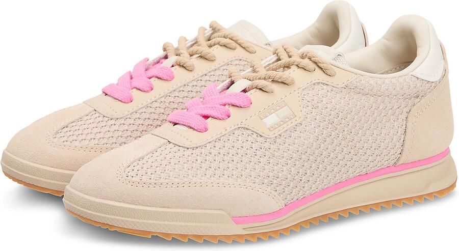 Tommy Jeans Sneakers laag beige - Foto 6