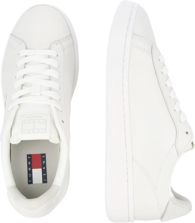 Tommy Jeans Sneakers laag 'Contrast Heel Archive Court' wit - Foto 3