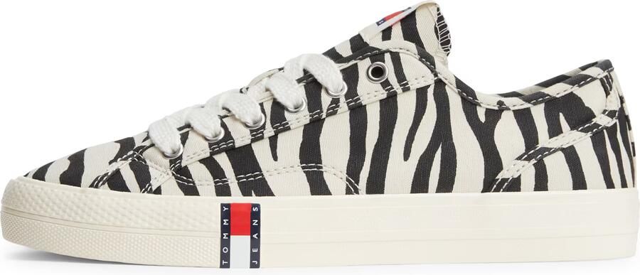 Tommy Jeans Sneakers laag crème zwart