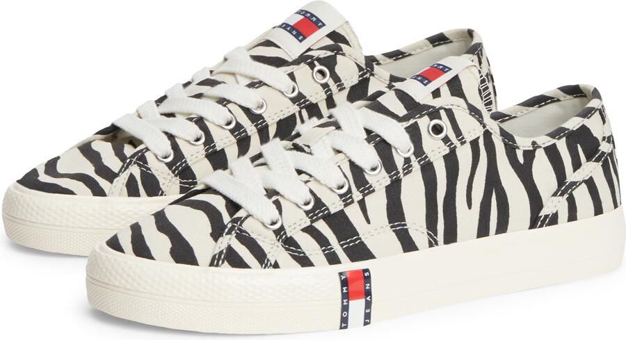 Tommy Jeans Sneakers laag crème zwart - Foto 5
