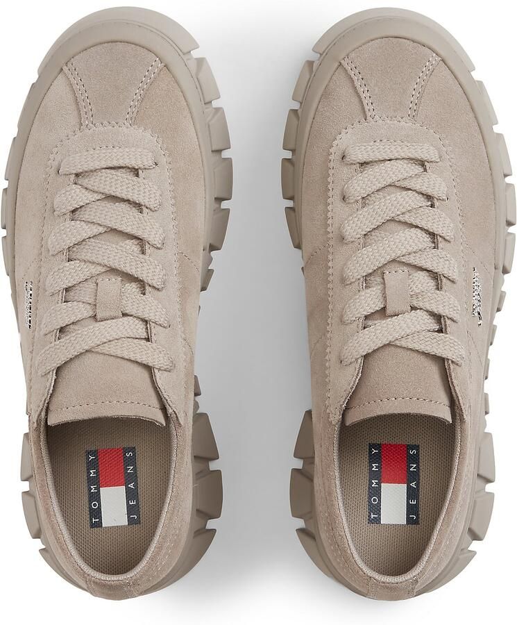 Tommy Jeans Sneakers laag donkerbeige - Foto 3