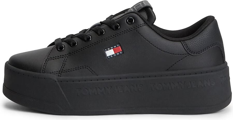 Tommy Jeans Sneakers laag donkerblauw grenadine zwart wit - Foto 2