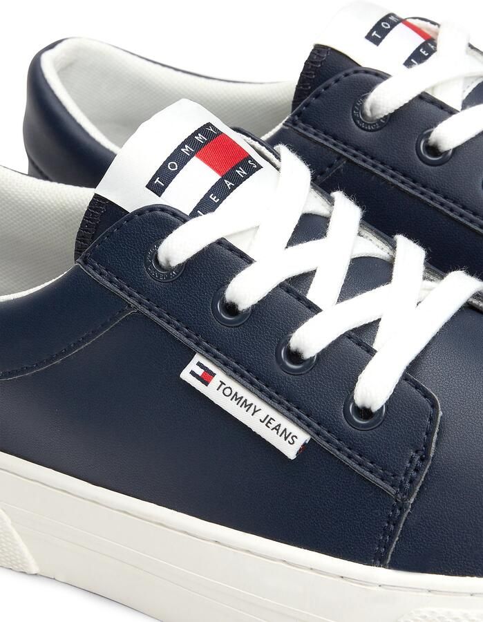 Tommy Jeans Sneakers laag donkerblauw wit - Foto 2