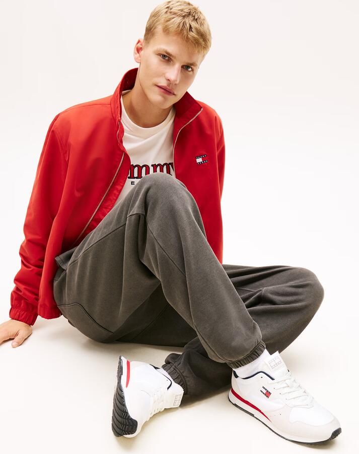 Tommy Jeans Sneakers laag donkerblauw wit wolwit - Foto 7
