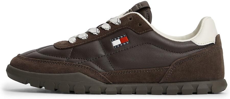 Tommy Jeans Sneakers laag donkerbruin