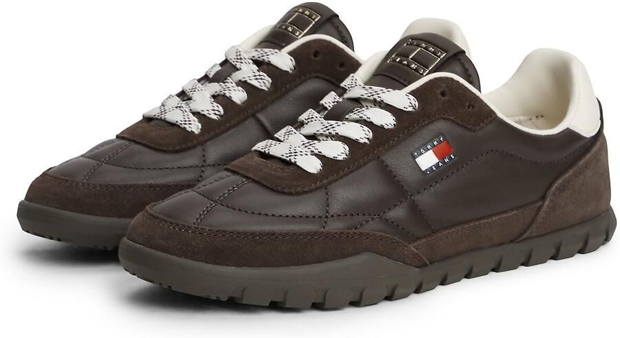Tommy Jeans Sneakers laag donkerbruin - Foto 6