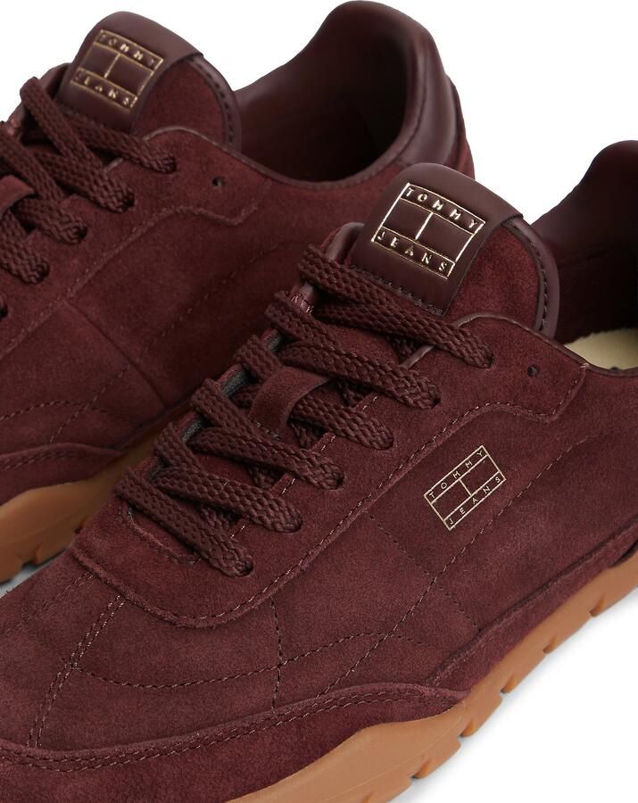 Tommy Jeans Sneakers laag donkerbruin - Foto 4