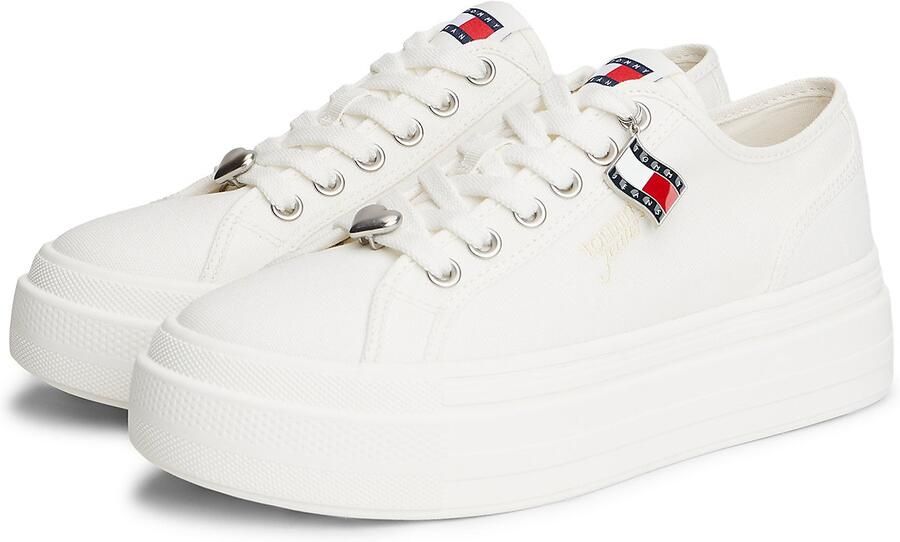 Tommy Jeans Low Top sneakers van echt rundleer - Foto 8