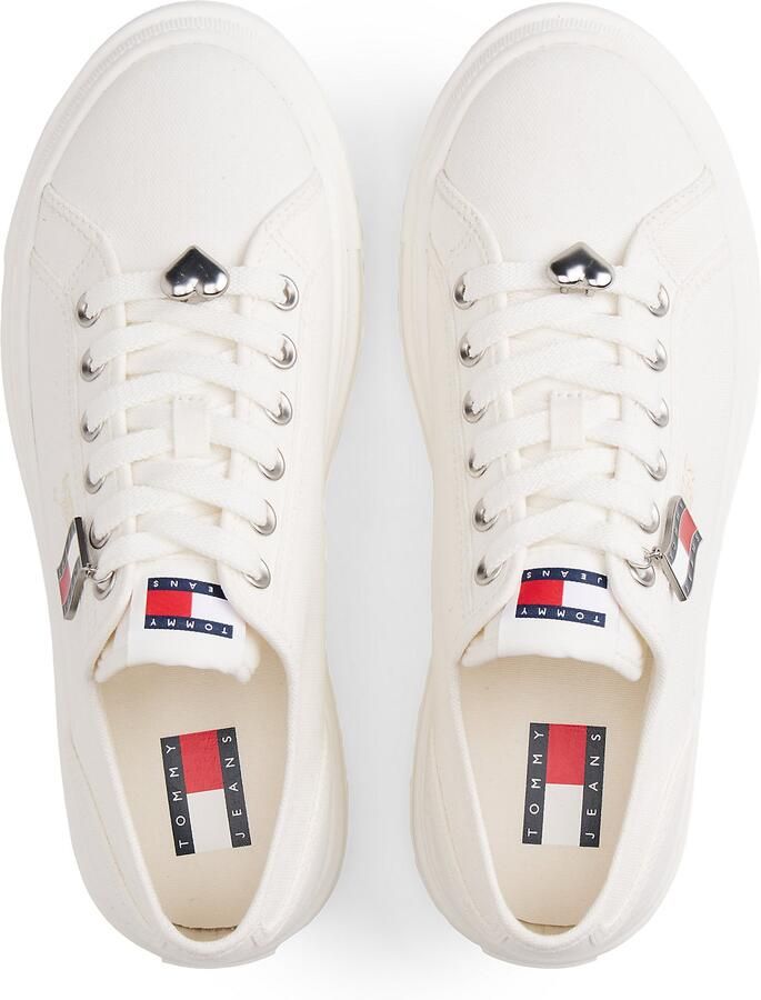 Tommy Jeans Low Top sneakers van echt rundleer - Foto 5