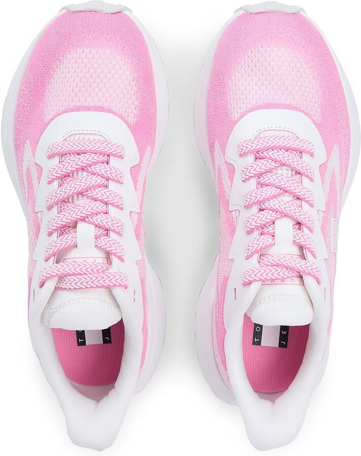 Tommy Jeans Sneakers laag ecru lichtroze - Foto 3