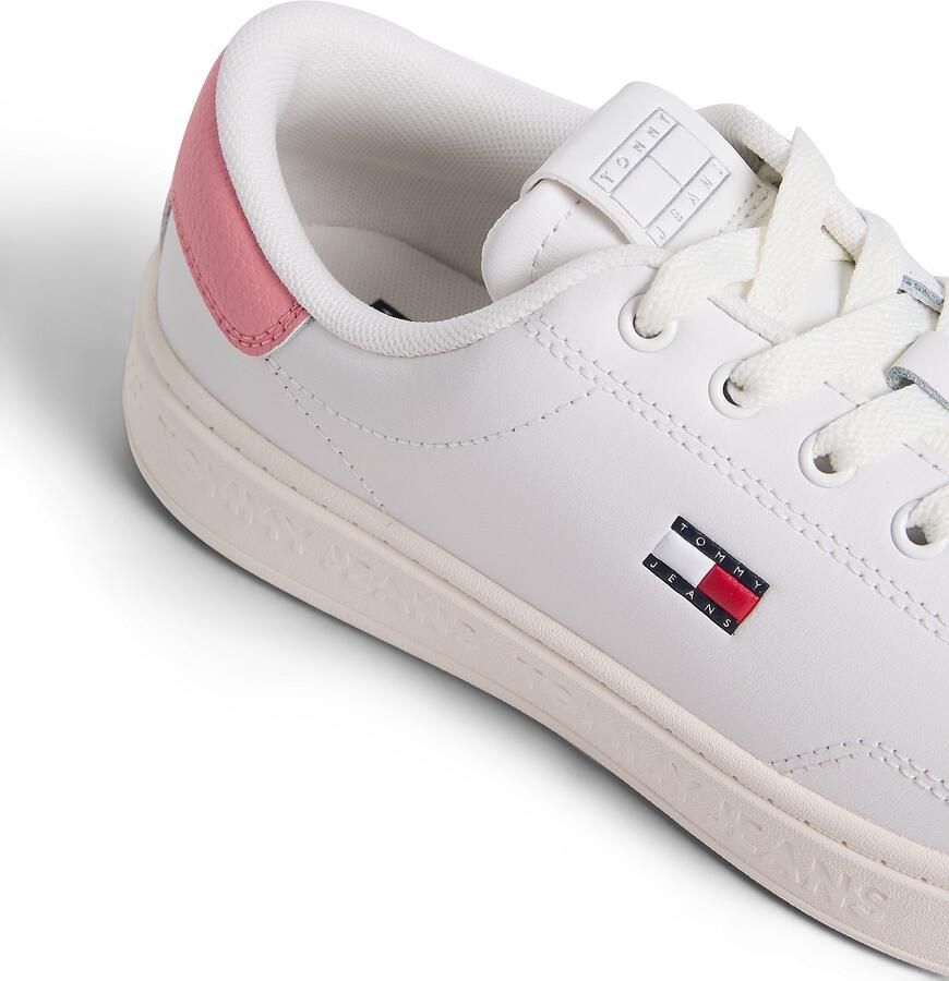 Tommy Jeans Sneakers laag ecru navy rosa rood - Foto 2
