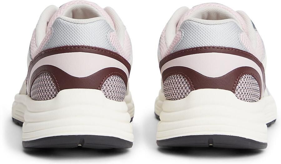 Tommy Jeans Sneakers laag ecru rosé bordeaux zilver - Foto 8