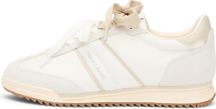 Tommy Jeans Sneakers laag ecru sand lichtgrijs - Foto 4